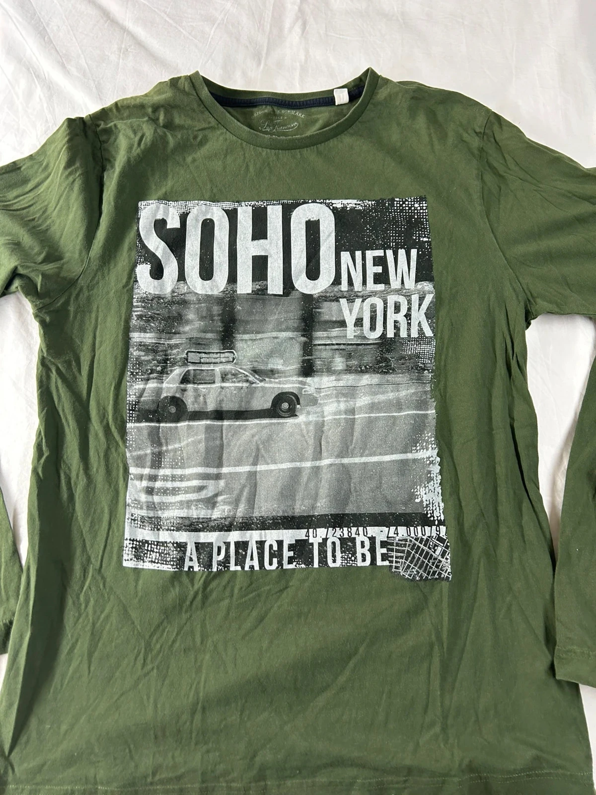 Groen geprint San Francisco T-shirt met lange mouwen maat M – photo 2